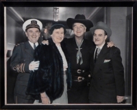 40,000 Murphy with his friend Jennie Nagel, Hopalong Cassidy and nephew Jimmie Sobota