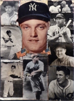 A shrine to Roger Maris or to Babe Ruth? Either way, a formally perfect collage that also includes  Ted Lyons, Luis Aparicio, Nellie Fox, Don Kellet and other players.