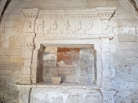 Inside a surviving mausoleum, Alyscamps Cemetery, Arles