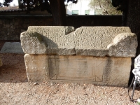 Roman-era sarcophagus, Alyscamps Cemetery, Arles