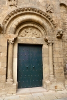 Doorway, the 13th century Sant Pau del Camp church and monestery
