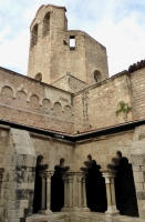 The 13th century Sant Pau del Camp church and monestery