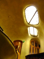 Interior windows, Antoni Gaudí's Casa Batlló, Barcelona