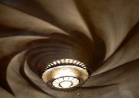 Spiral ceiling, Antoni Gaudí's Casa Batlló, Barcelona