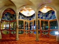 The main room, overlooking Passeig de Gràcia, Antoni Gaudí's Casa Batlló, Barcelona