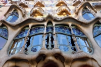 Window, Antoni Gaudí's Casa Batlló, Barcelona