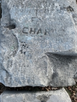 FA + Char. Chicago lakefront stone carvings, between Belmont and Diversey Harbors. 2024