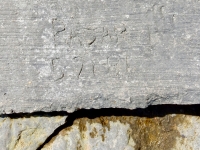 Radar, 5-21-81. Chicago lakefront stone carvings, Calumet Park. 2019