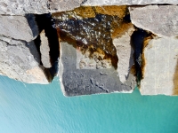 Dan, Duane, 7-48. Chicago lakefront stone carvings, Calumet Park. 2019