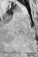 DOW. Chicago lakefront stone carvings, Calumet Park. 2020