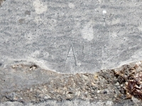 A. Chicago lakefront stone carvings, Calumet Park. 2019