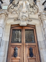 Doorway, Antoni Gaudí's Casa Calvet, 1900, Barcelona