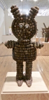 Caparena, Clarence and Grace Woolsey bottle-cap figure at Intuit