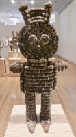 Caparena, Clarence and Grace Woolsey bottle-cap figure at Intuit