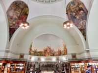 The Carl Schurz library, originally the school auditorium