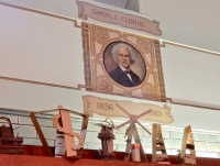 Mark Twain portrait in the Carl Schurz library