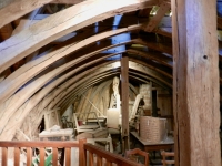 The attic at Château d'Ussé
