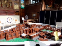 Lego model of Chester Cathedral, Chester, England