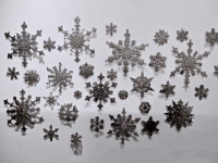 Cross Purposes: Stanley Szwarc at Intuit December 2016. The snowflakes