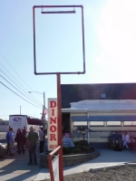 Lawrence Park Dinor, Erie, Pennsylvania, 2023. Yes, that's how they spell it around Erie. Photographed during the Society of Commercial Archeology tour.