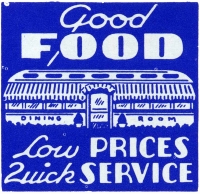 Good Food -- generic diner matchbook cover