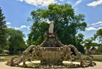 Father Paul Dobberstein's Fay's Fountain, Humboldt, Iowa. 1918, restored 2011