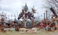 The Forevertron, built by Tom Every (Dr. Evermore), south of Baraboo, Wisconsin
