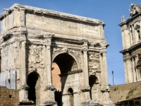 Arch of Septimius Severus at the Forum. (Emma photo)
