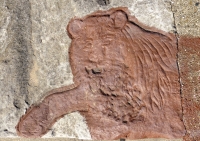 Lion. Foster Avenue Beach vernacular stone carving