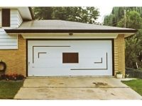 Decorative garage door, Olympia Fields, Illinois (Weitze/Williams)