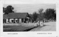 Ray's Garden, Stephenville, Texas postcard