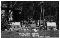 Boyce Rock Garden, Phillipsburg, Kansas, postcard
