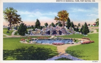 Ft. Wayne, Indiana, Grotto postcard