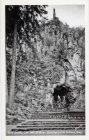 Sorrowful Mother Grotto postcard, Portland, Oregon