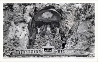 Sorrowful Mother Grotto postcard, Portland, Oregon