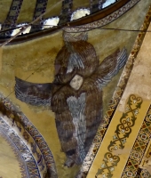 A very weird angel, 14th Century, Hagia Sophia