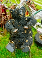 Barker's choice of materials made this one scary bear