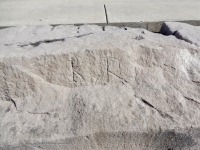 KxR. Chicago lakefront stone carvings, 57th Street Beach. 2018