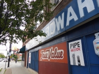Storefront and sign for Jay Hardware
