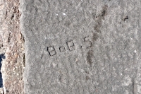 Bob S. Chicago lakefront stone carvings, between Foster Avenue and Montrose. 2021