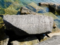 Zingaro 63-4-5-6-7-8, Bob + Lynda. Chicago lakefront stone carvings, Rainbow Beach jetty. 2022