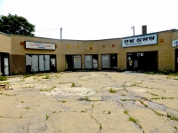 Nearly dead strip mall, Lawrence Avenue near Washtenaw, Chicago