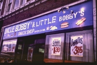 Uncle Bobby's and Little Bobby's, Lincoln Avenue near Lawrence. Gone
