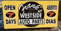 Sign. Frank's West Side Auto Parts, Kedzie at 30th Street