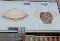 Torta and burrito. Harper's Grill, Kedzie Avenue at 31st