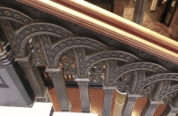 Stair detail, now the Hilton Garden Inn, Milwaukee