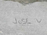 Jose V. Chicago lakefront stone carvings, near Montrose Beach. 2023