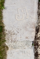 JH, Mantas E, Bill. Chicago lakefront stone carvings, near Montrose Beach. 2018