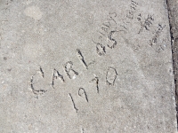 1970, Carlos. Chicago lakefront stone carvings, between 45th Street and Hyde Park Blvd. 2018