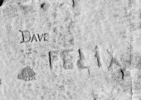Dave, Felix. Chicago lakefront stone carvings, between 45th Street and Hyde Park Blvd. 2018